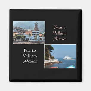 zwei Schüsse von Puerto- Vallartamagneten Magnet