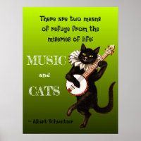 Zwei Schutzmittel Musik Katzen Schweitzer