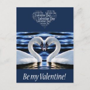 Zwei Schwäne Postkarte