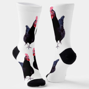 Zwei schwarze Hühner, Crew Socken