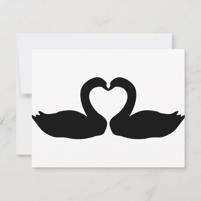 zwei schwarze Schwanensymbol (Vorderseite)