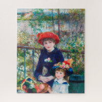 Zwei Schwestern (auf der Terrasse) Pierre Auguste 