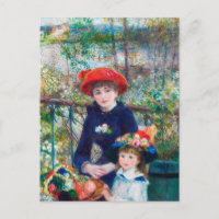 Zwei Schwestern (auf der Terrasse) Pierre Auguste 