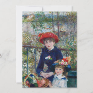 Zwei Schwestern (auf der Terrasse)   Renoir