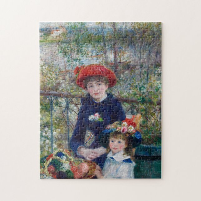 Zwei Schwestern (auf der Terrasse) | Renoir (Vertikal)