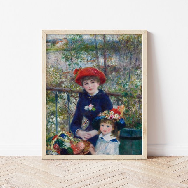 Zwei Schwestern (auf der Terrasse) | Renoir Poster (Von Creator hochgeladen)