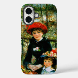 Zwei Schwestern auf der Terrasse von Renoir iPhone 16 Hülle