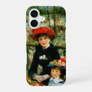 Zwei Schwestern auf der Terrasse von Renoir iPhone 16 Hülle