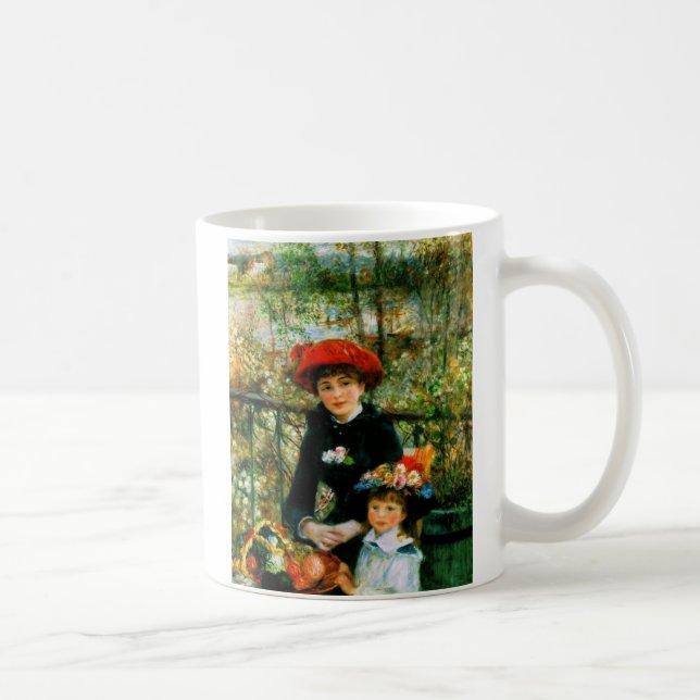 Zwei Schwestern Auf der Terrasse von Renoir Kaffeetasse (Rechts)