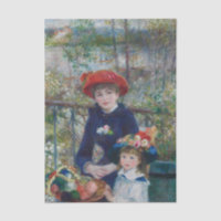 Zwei Schwestern auf der Terrasse von Renoir
