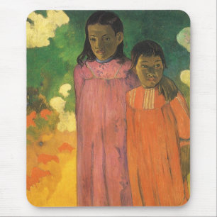 Zwei Schwestern von Paul Gauguin, Vintage Fine Art Mousepad