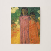 Zwei Schwestern von Paul Gauguin, Vintage Kunst