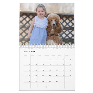 Zwei Seite, kleiner, weißer Kalender