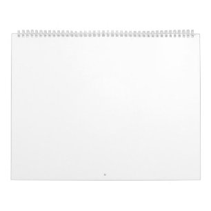 Zwei Seiten großer Kalender, weiß Kalender