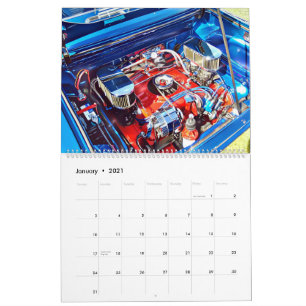 Zwei Seiten großer Korvare Kalender