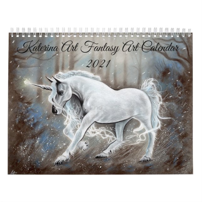 Zwei Seiten MediumKalender, weiß Kalender (Titelbild)