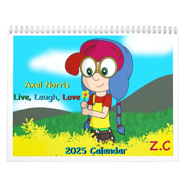 Zwei Seiten MediumKalender, weiß Kalender (Titelbild)