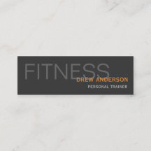 Zwei Seiten Personal Trainer Moderner Beruflich