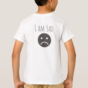 Zwei seitlicher T - Shirt I. Am 23. glücklich.