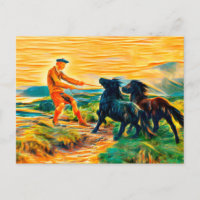 Zwei Shetland-Ponys in einer miessigen Landschaft