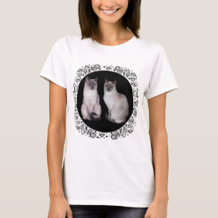 Zwei Siamkatzen T-Shirt