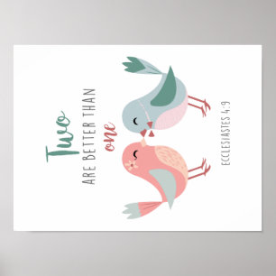 zwei sind besser als ein christliches Poster