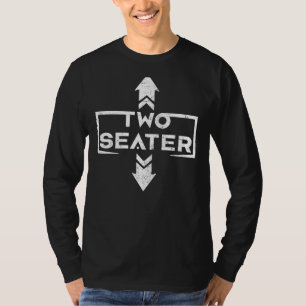 Zwei-Sitze-Vater-Jockey-Drohnome T-Shirt
