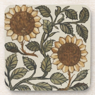 Zwei Sonnenblumen Getränkeuntersetzer