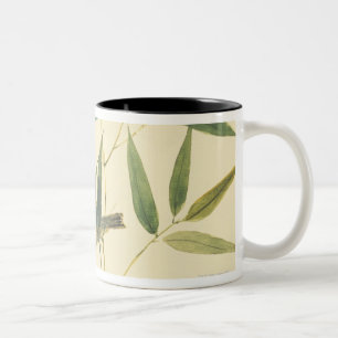 Zwei Spatzen Zweifarbige Tasse