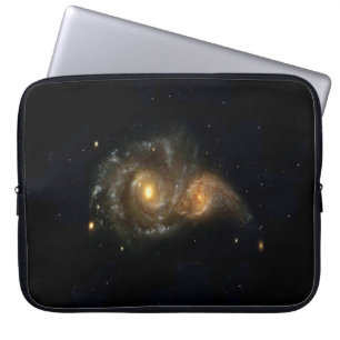 Zwei Spiralarme stoßen Neopren-Hülse 15" zusamme Laptopschutzhülle
