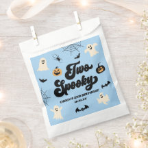 Zwei Spooky Blue Halloween 2. Geburtstags-Party