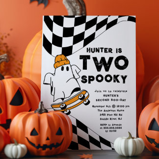 Zwei Spooky-Typ zum Geburtstag Einladung