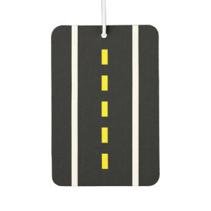 Zwei Straßenbahn-Freshener (schwarz & weiß) Autolufterfrischer