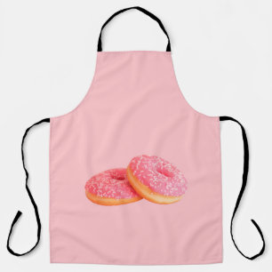 ZWEI STRAWBERRY DOUGHNUTS MIT SPRINKLES SCHÜRZE