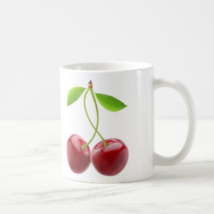 Zwei süße Kirschen Kaffeetasse