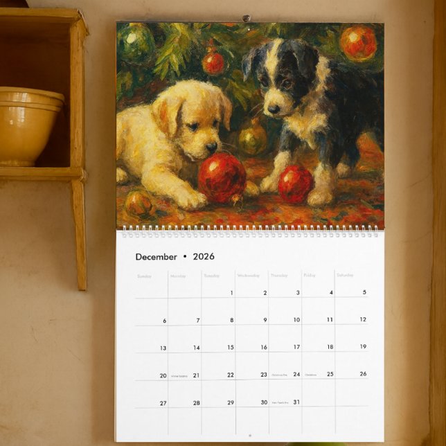 Zwei süße Welpen Kalender (Von Creator hochgeladen)
