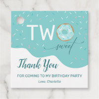 Zwei Sweet Aquamarin Zuckerguss Girl's Birthday Da