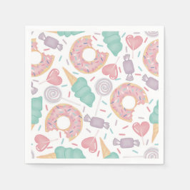 Zwei Sweet Birthday Party Serviette