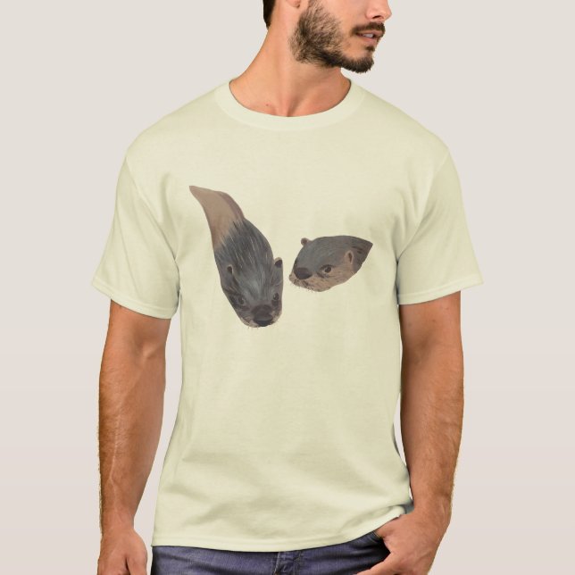 Zwei Swimmingpools, die Tee-Shirts malen T-Shirt (Vorderseite)