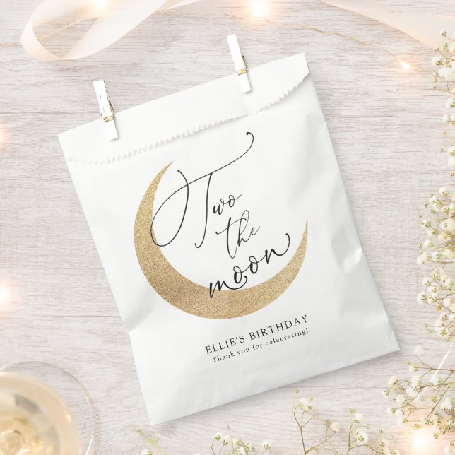 Zwei Tage am Mond Geschenktütchen (Ausgeschnitten)
