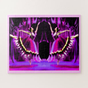 Zwei tanzende Balletttänzerinnen Kunst