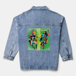 Zwei-Tänzer-Angesagt Jeansjacke
