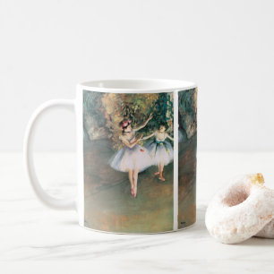Zwei Tänzer auf einer Bühne von Edgar Degas, Vinta Kaffeetasse