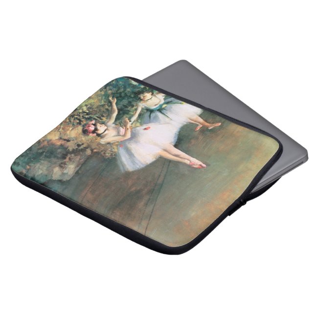Zwei Tänzer auf einer Bühne von Edgar Degas, Vinta Laptopschutzhülle (Vorne Oben)