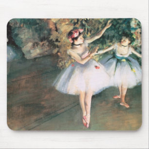 Zwei Tänzer auf einer Bühne von Edgar Degas, Vinta Mousepad