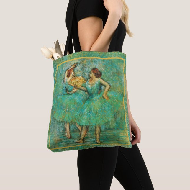 Zwei Tänzer, Degas Art Tasche (Von Nahem)