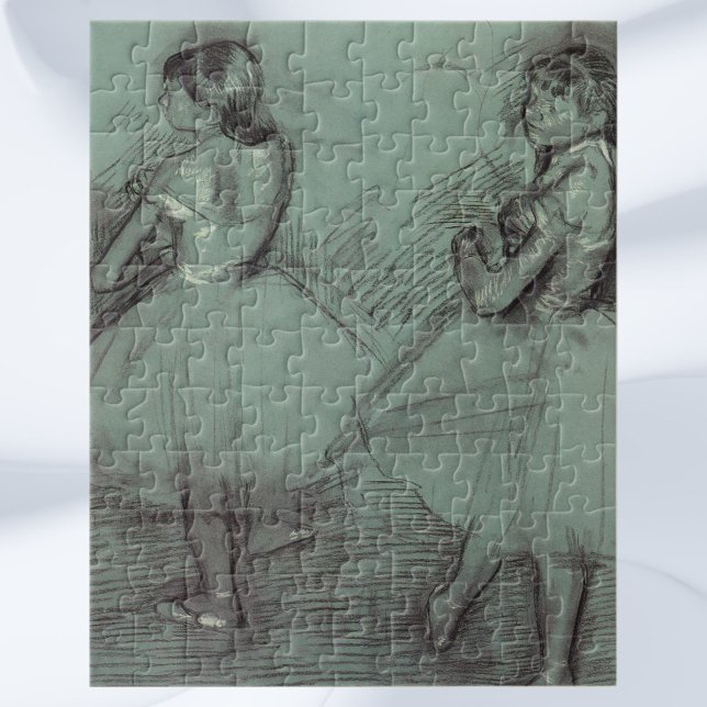 Zwei Tänzer von Edgar Degas, Vintage Ballettkunst (Von Creator hochgeladen)
