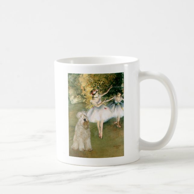 Zwei Tänzer - Wheaten Terrier 7 Kaffeetasse (Rechts)