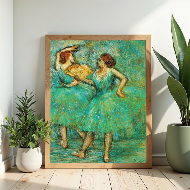Zwei Tänzerinnen, Degas Kunst Poster (Von Creator hochgeladen)