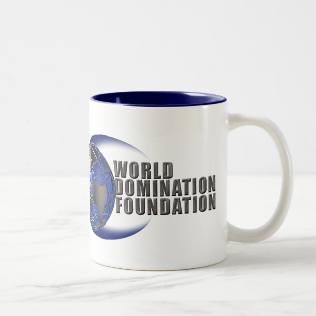 Zwei Tasse des Ton-15oz WDF (Rechts)